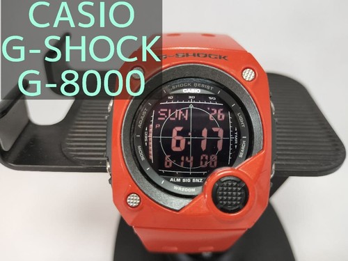 Casio shock 8000 arancione - g-shock, g-8000